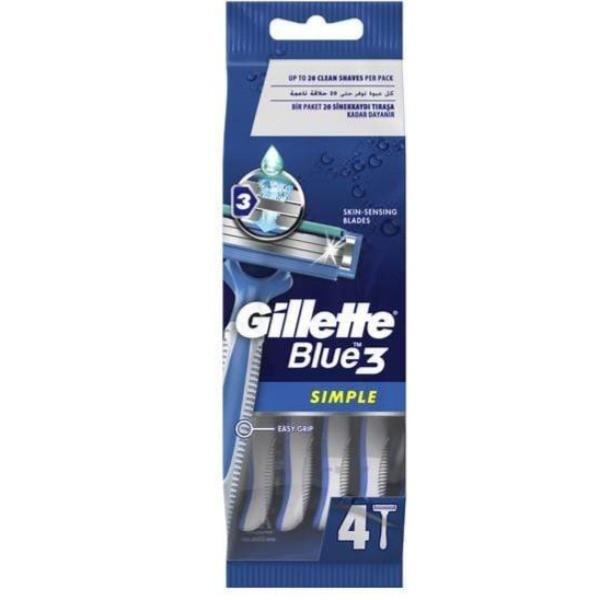 Gillette maquinilla Blue 3 Simple 4 unidades