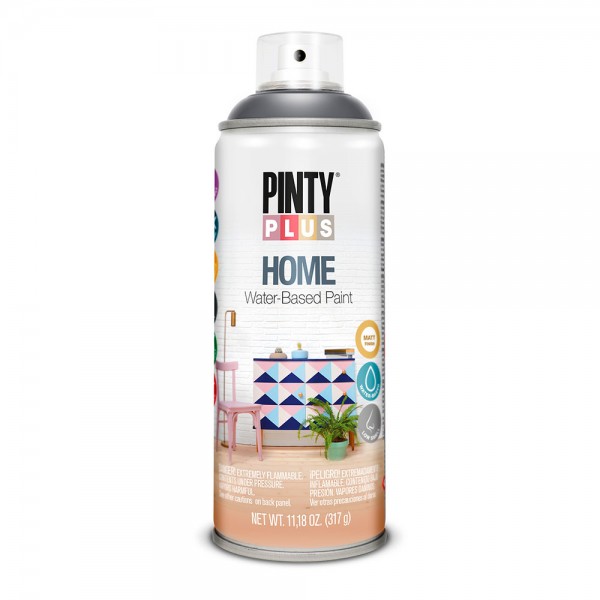 Pintura en spray pintyplus home 520cc black hm438 (pack 2 unidades)