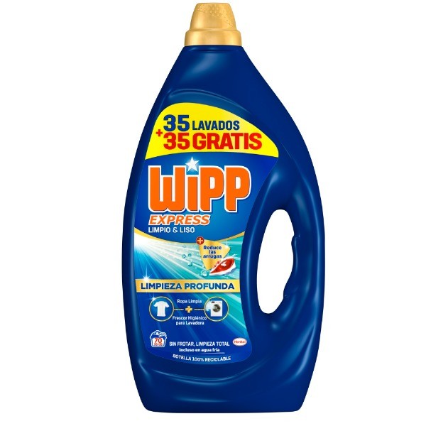 Wipp Express detergente Limpieza Profunda limpio y liso